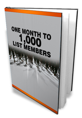 Product picture One Month To 1,000 List Members - Earning You Thousands